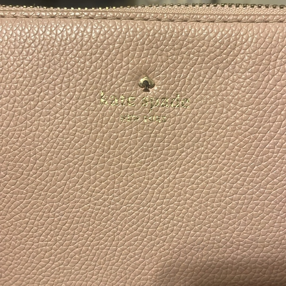 Kate Spade Penny Larchmont Avenue Pebble Pink Zip Tote - Picture 5 of 11